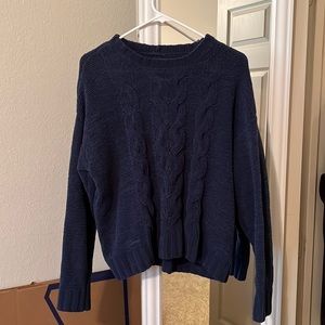 American Eagle Navy, Cable knit sweater. Medium